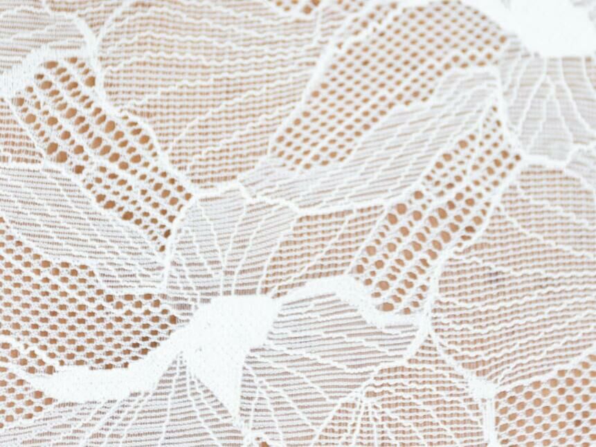Imagem da Cor do Produto Blusa Clara - Off White - Renda, Transparência e Delicadeza em um Só Look